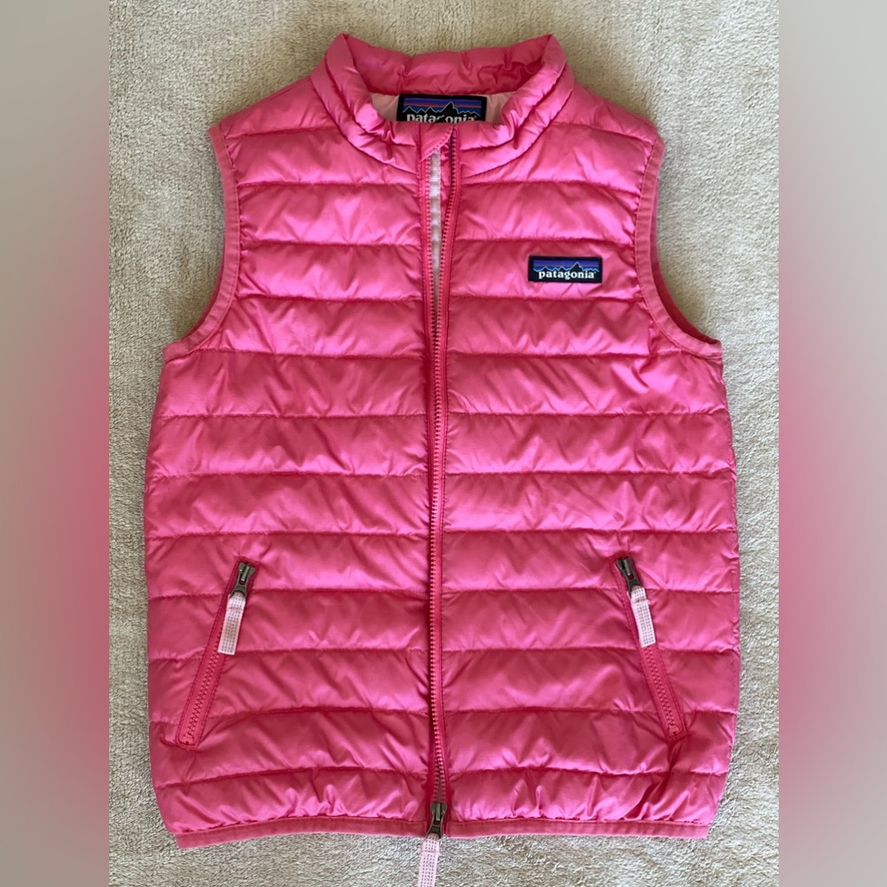 Patagonia down puffer vest Size 5T